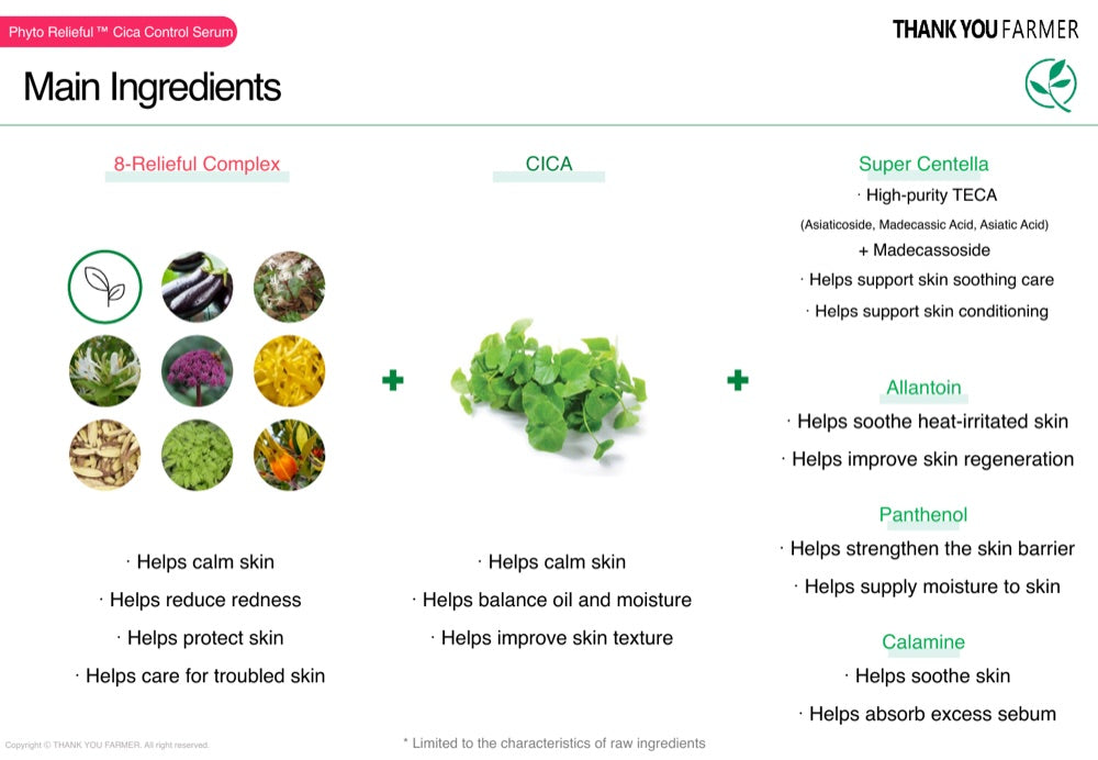 Phyto Relieful™ Cica Control Serum details, part 2