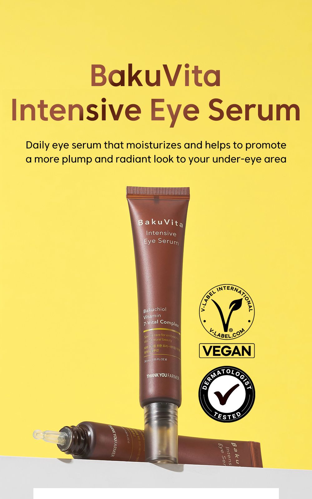 BakuVita Intensive Eye Serum details, part 1