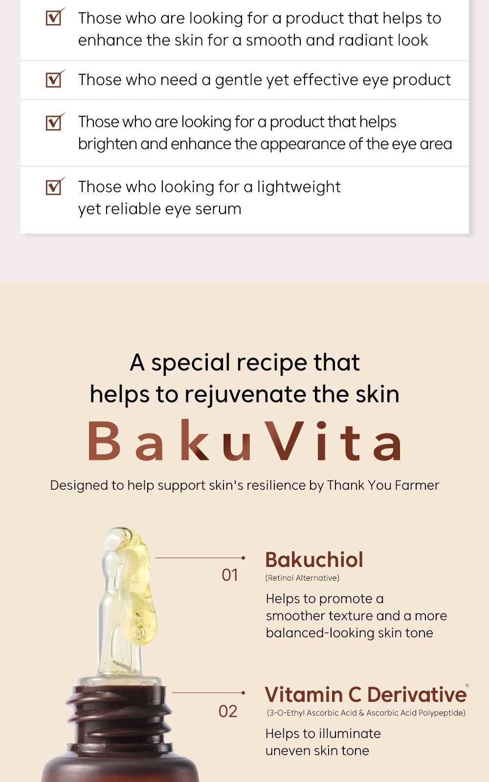 BakuVita Intensive Eye Serum details, part 3