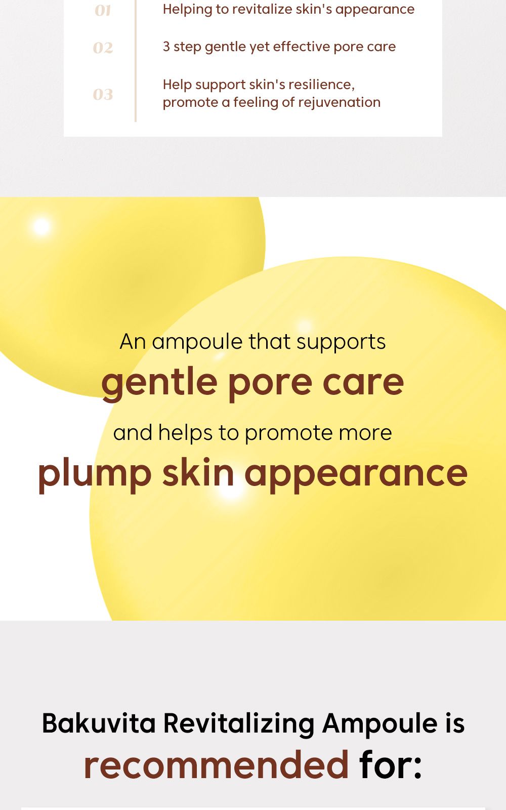 BakuVita Revitalizing Ampoule details, part 2