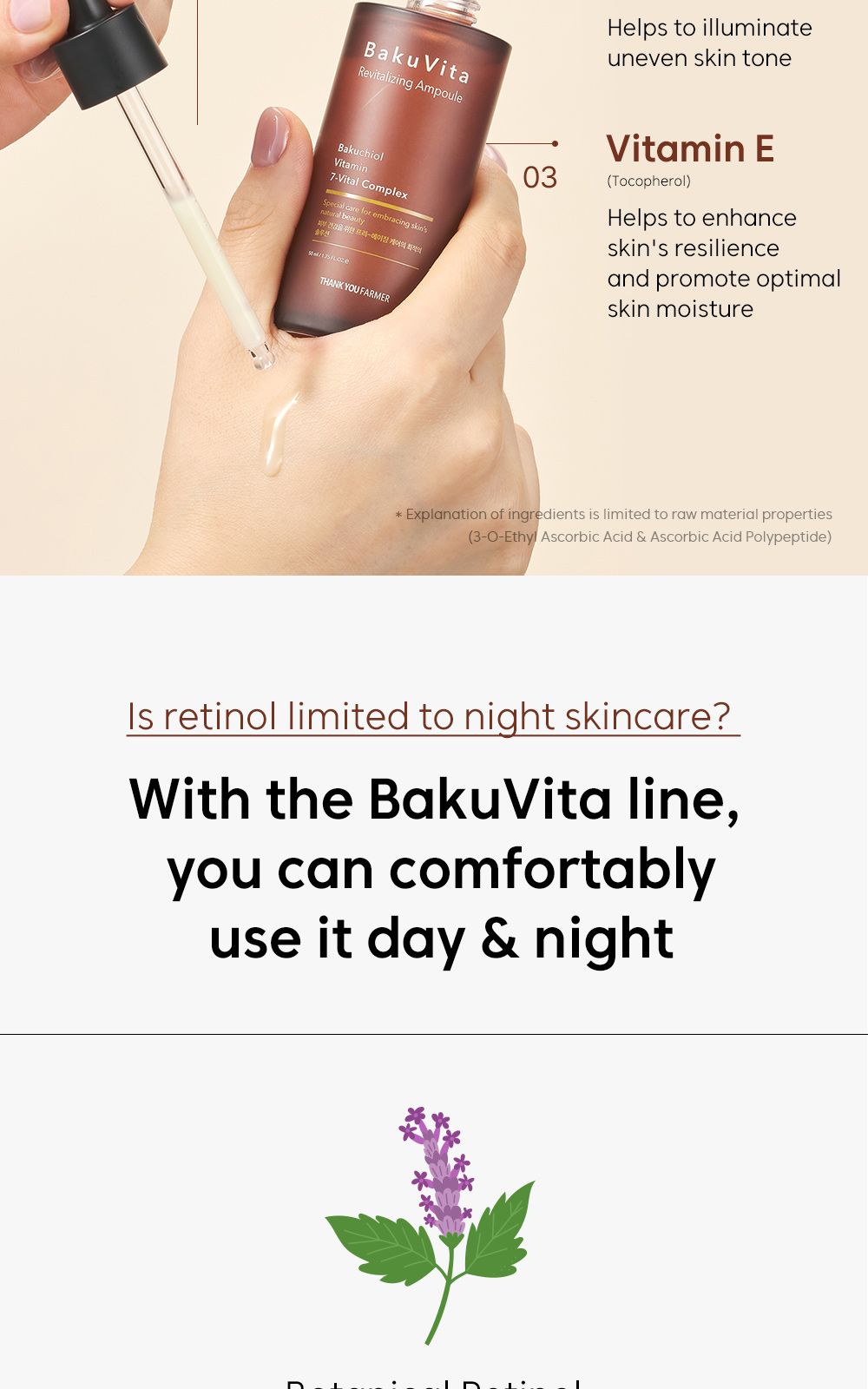BakuVita Revitalizing Ampoule details, part 4
