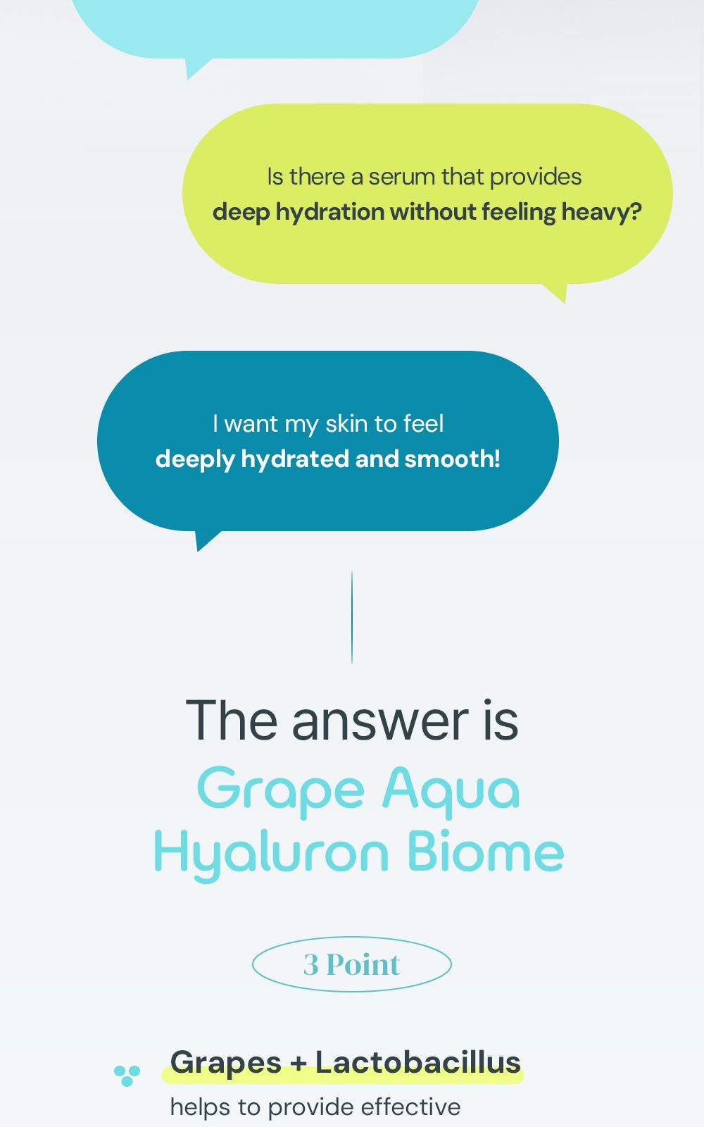Grape Aqua Hyaluron Biome Serum details, part 2