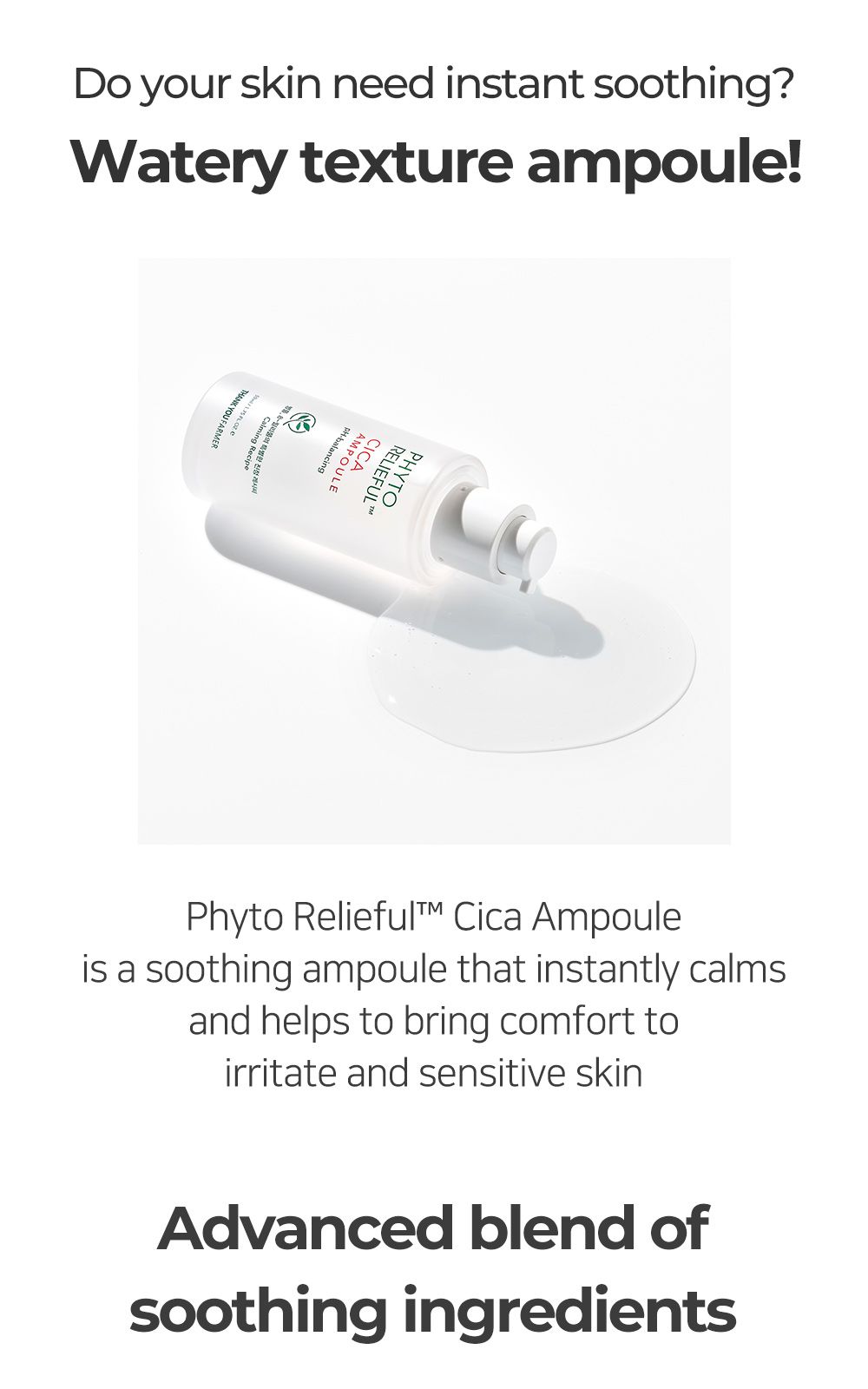 Phyto Relieful™ Cica Ampoule details, part 2
