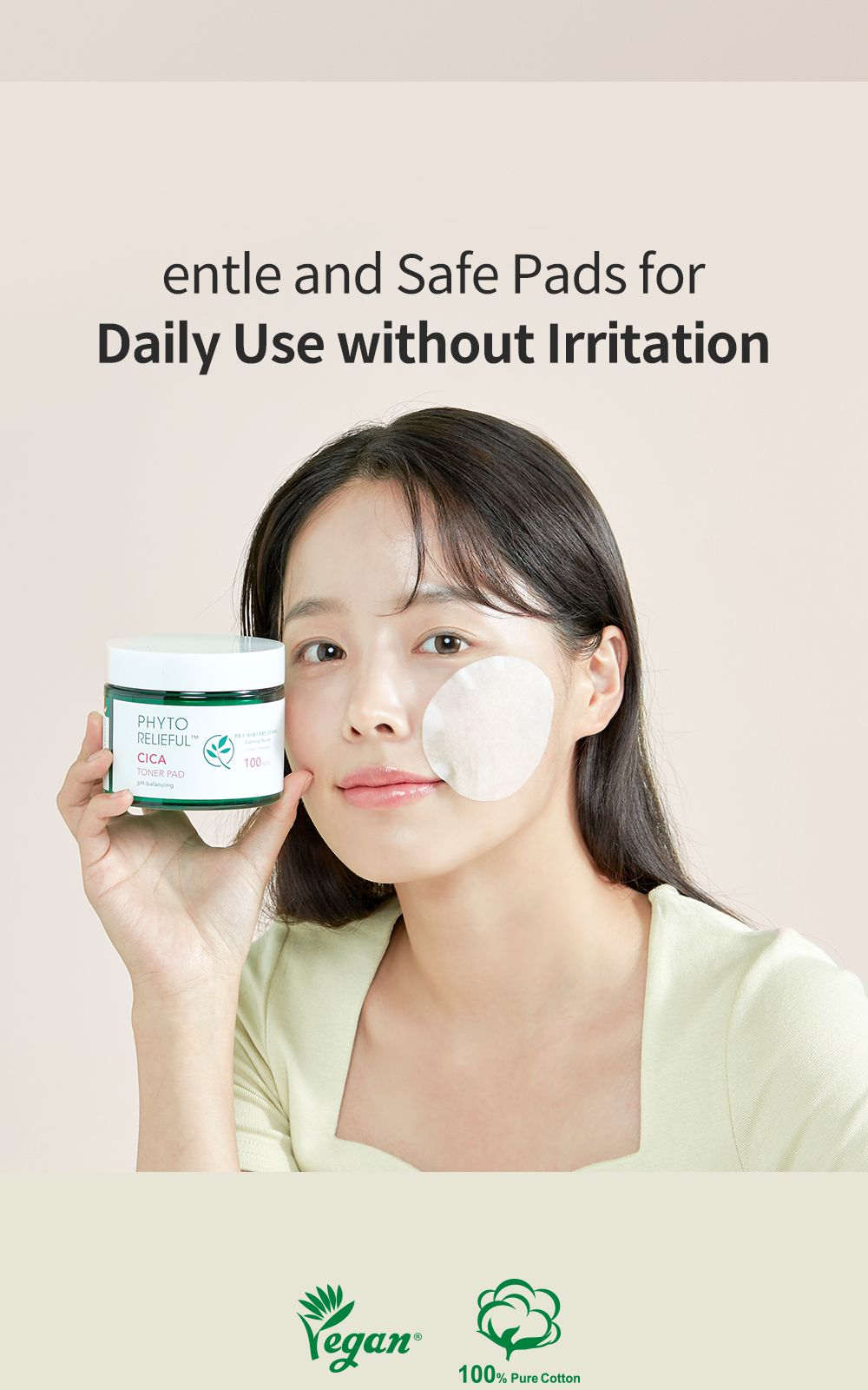 Phyto Relieful™ Cica Toner Pad details, part 6
