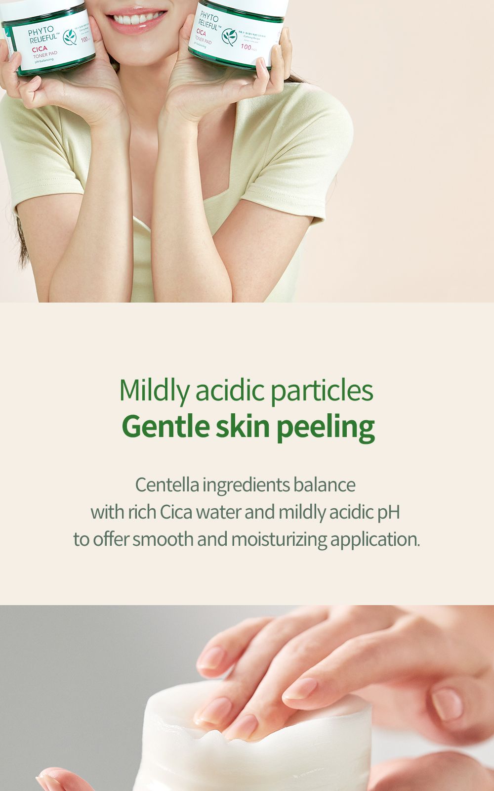 Phyto Relieful™ Cica Toner Pad details, part 21