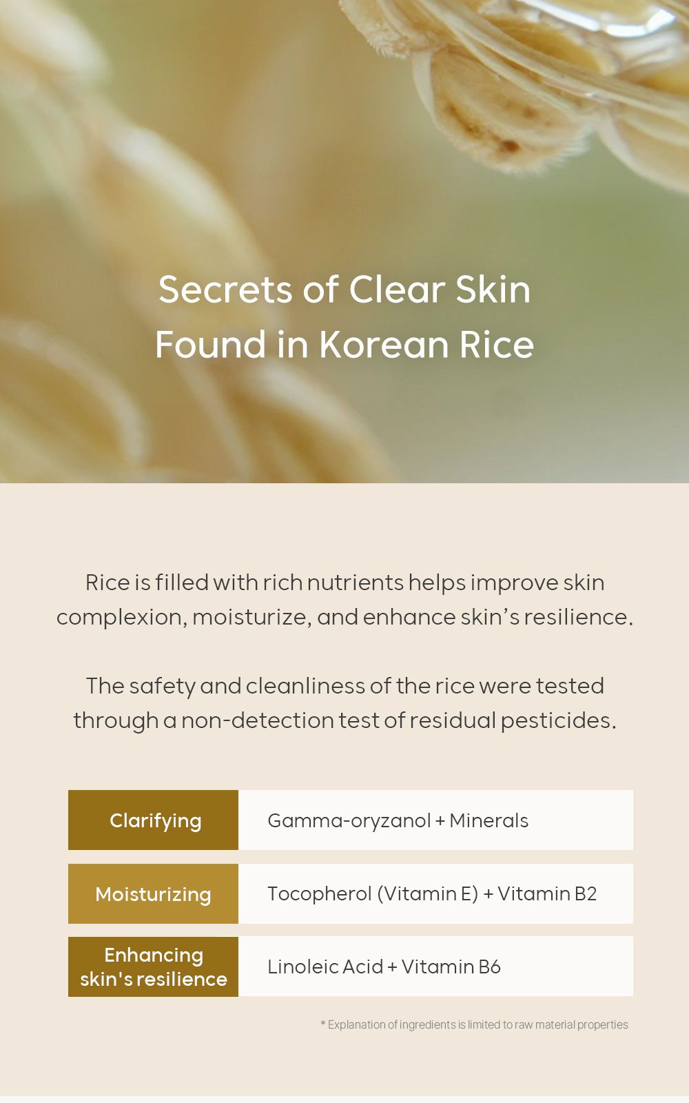 Rice Pure Gel and Cream details, part 11