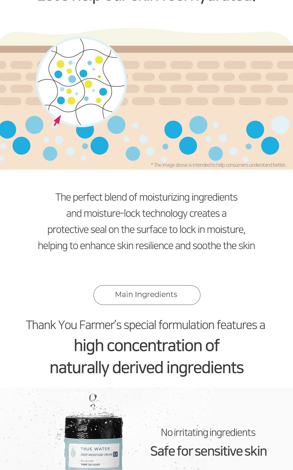 True Water Deep Moisture Cream EX details, part 9